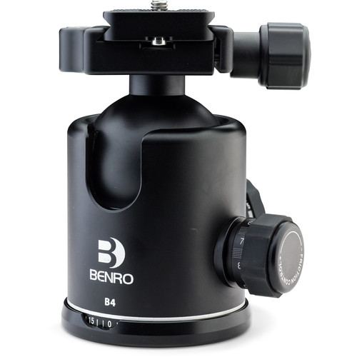 Benro B4 Triple Action Ball Head with PU70 Quick-Release Pla