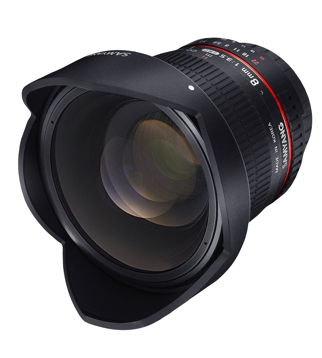 Samyang 8mm T3.8 UMC Fish-Eye CS II Lens (Canon EF Mount) 