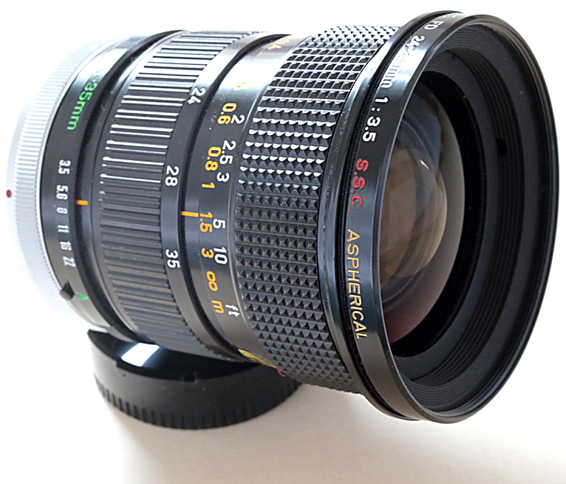 Lens Lab: Hire the Canon FD 24-35 mm F3.5 aspheric.